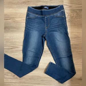 Old Navy Rockstar Midrise Jeggings Pull-Up Elastic Waist Jeans